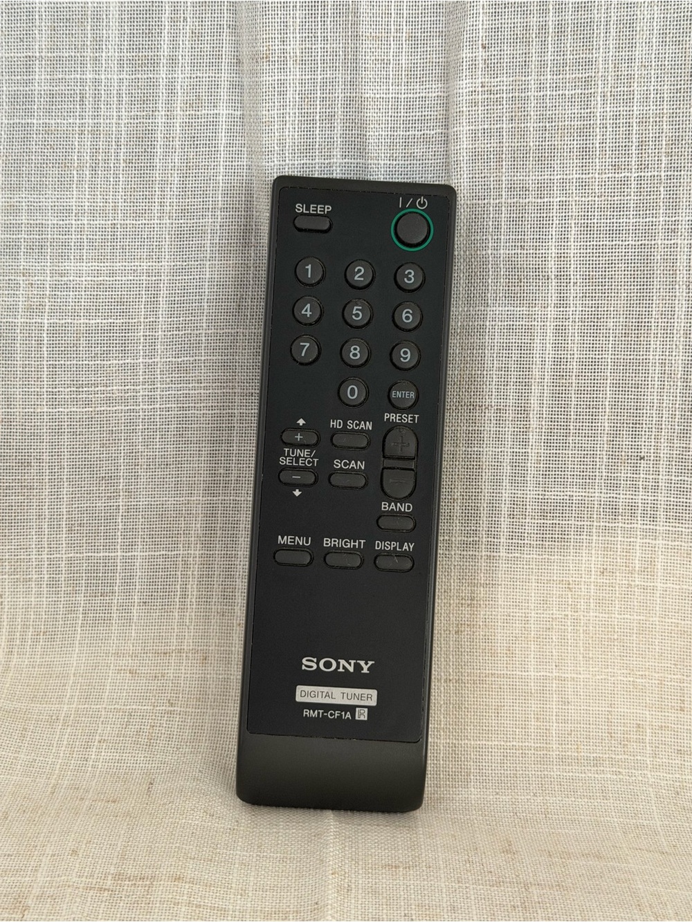 Original Sony RMT-CF1A Digital Tuner Remote Control XDR-F1HD UNTESTED